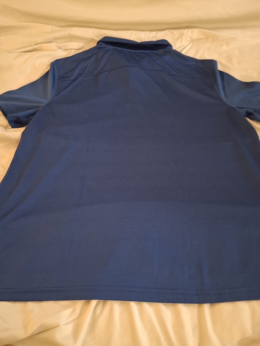 Tek Gear Men's Blue Striped Golf Polo Shirt - Picture 7 of 7